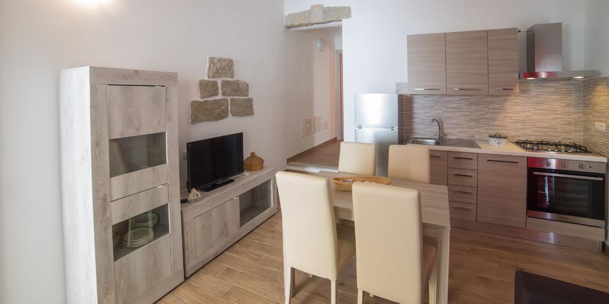 Appartement de deux pièces 2-4 places Domus Olbia Inn
