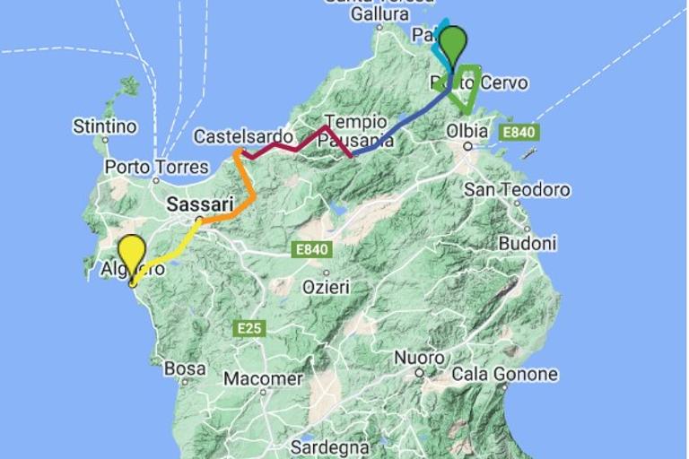Tour à vélo Nord Sardaigne: de Cannigione à Alghero - Cannigione - Alghero Nord Sardaigne, Alghero (SS)