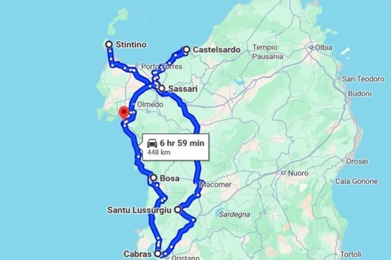 Round Trip north-west Sardinia  – from Alghero to Castelsardo - Round trip, Alghero (SS)