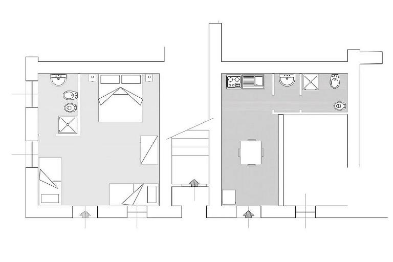 Agriturismo Finagliosu - Camera quadrupla con cucina esterna, Sassari (SS)